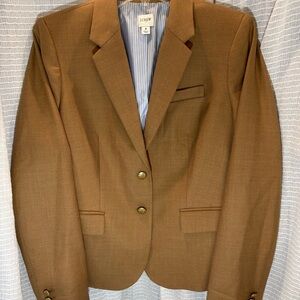 J. Crew classic camel colored blazer
